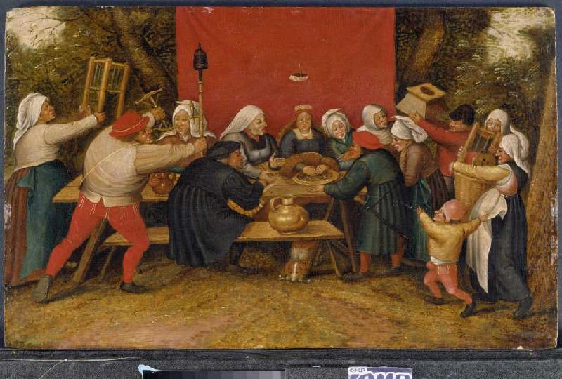 Geschenke für die Braut from Pieter Brueghel the Younger