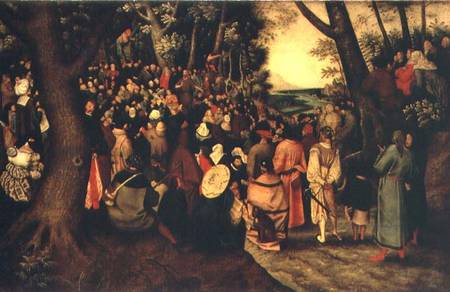 The Sermon of John the Baptist from Pieter Brueghel the Younger