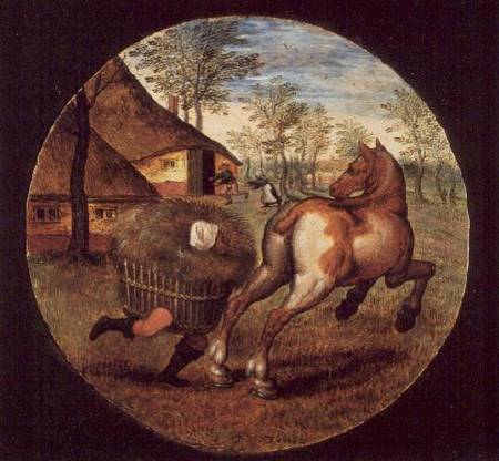 The World Turned Upside Down (panel) from Pieter Brueghel the Younger