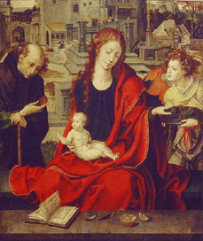 Die Hl. Familie mit einem Engel from Pieter Coecke van Aelst
