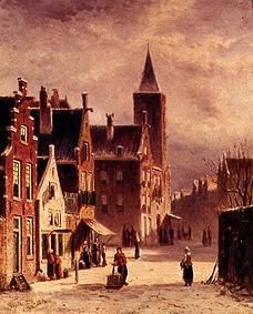 Wintry Dutch town. from Pieter Gerard Vertin