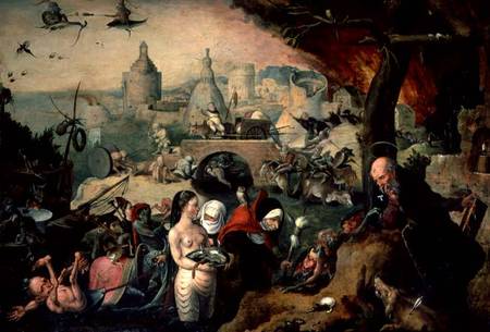 The Temptation of St. Anthony from Pieter Huys