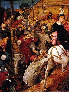 The feast of St. Martin (fragment) from Pieter Brueghel III. (Son of P.B. The young)