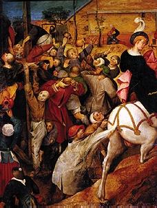 The feast of St. Martin (fragment)