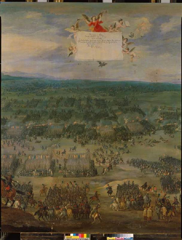 The battle at the white mountain on 8-11-1620 detail from Pieter Snayers