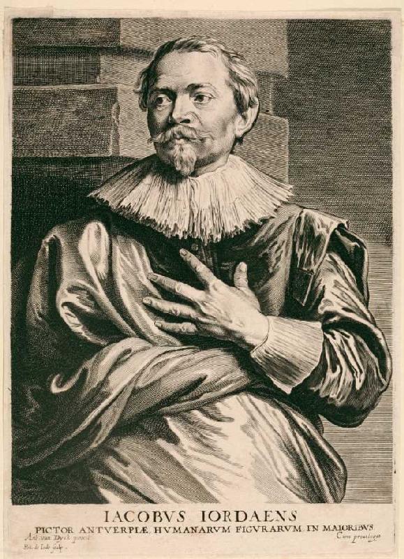 Jacob Jordaens from Pieter de Jode II.