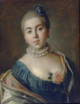 Bildnis der Prinzessin A. Golitzina (1739-1816) from Pietro Antonio Conte Rotari