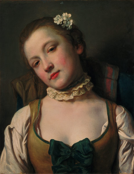 Girl with a white ruff from Pietro Antonio Conte Rotari