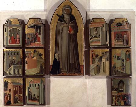 Scenes from the Life of Blessed Humility from Pietro Lorenzetti