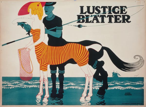 Funny sheets, of Julius Klinger from Advertising art
