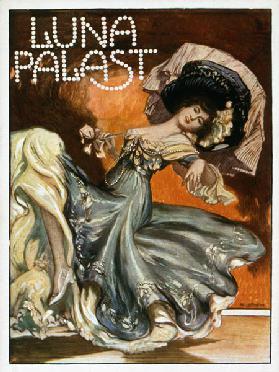 Announcement for a Viennese pleasure -- establishment. Poster of R. Cermela.