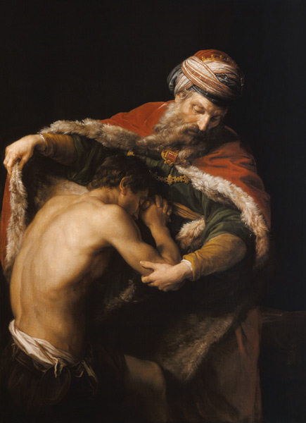 Homecoming of the Prodigal Son from Pompeo Girolamo Batoni