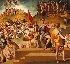 Das Martyrium der Thebanischen Legion. from Jacopo Pontormo,Jacopo Carucci da