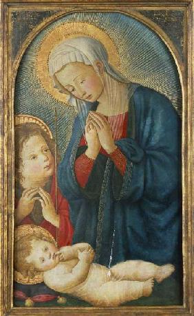 Madonna mit Kind und Johannes dem Täufer.