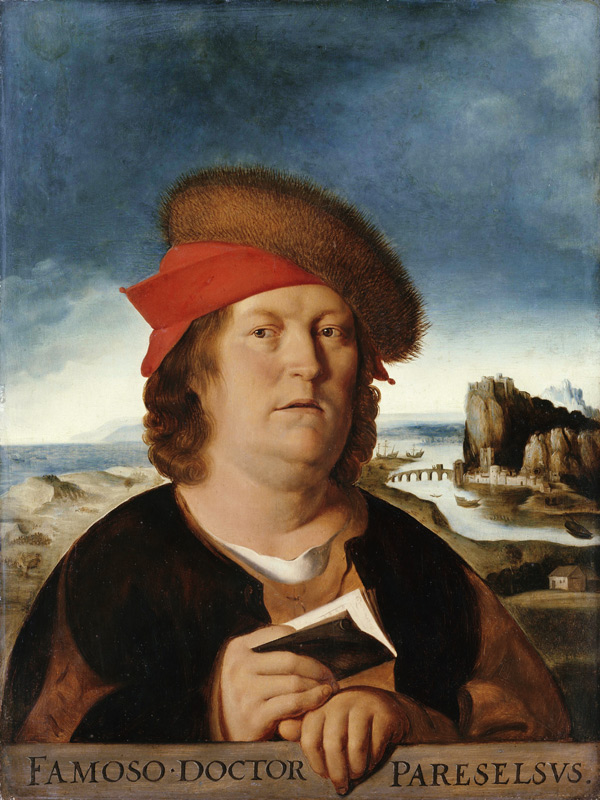 Portrait of Paracelsus from Quentin Massys