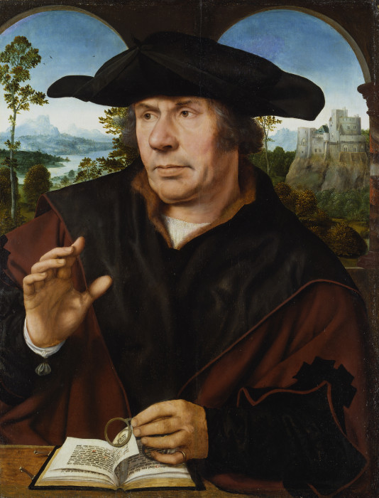 Portrait of a Scholar from Quentin Massys