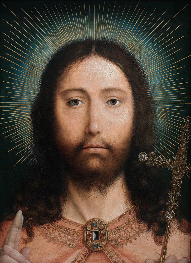 Cristo Salvator Mundi from Quentin Massys or Metsys