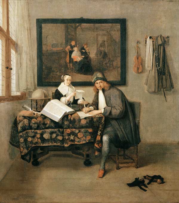 The Studious Life from Quiringh Gerritsz. van Brekelenkam