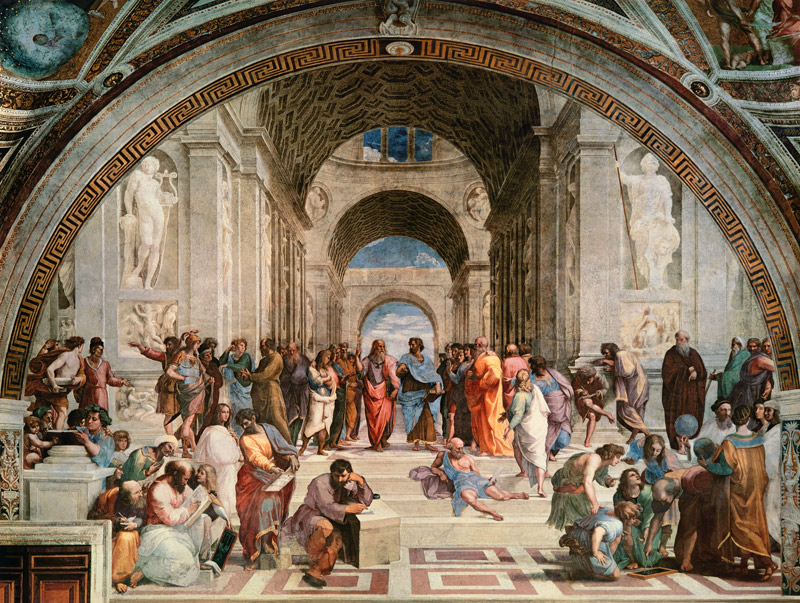 The School of Athens (restoration) from Raffaello Sanzio da Urbino