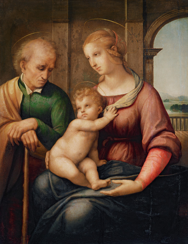 Holy Family from Raffaello Sanzio da Urbino