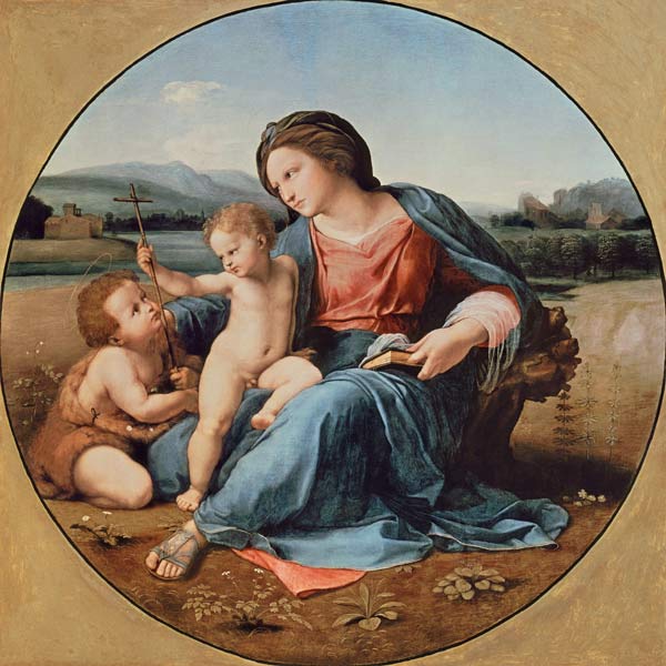 Madonna alb (Tondo) from Raffaello Sanzio da Urbino