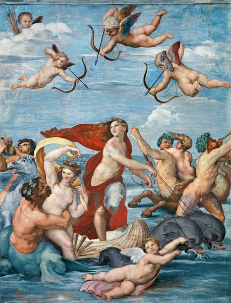 The triumph of the Galatea from Raffaello Sanzio da Urbino