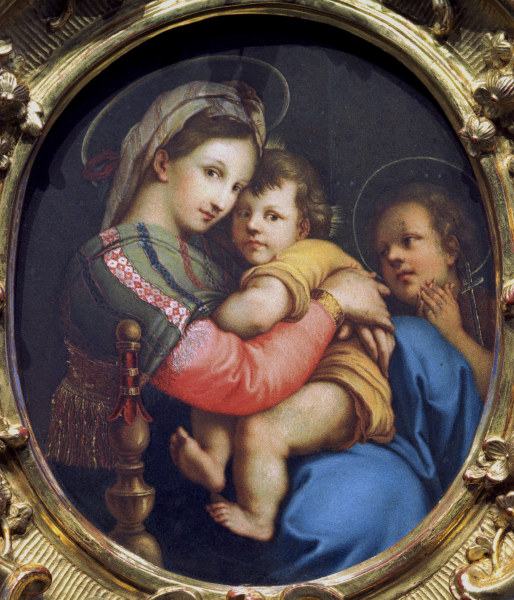 Mengs after Raphael, Madonna della Sedia from Raffaello Sanzio da Urbino