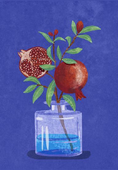 pomegranate in Vase