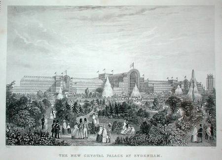 The New Crystal Palace at Sydenham, engraved by Lacey from Read