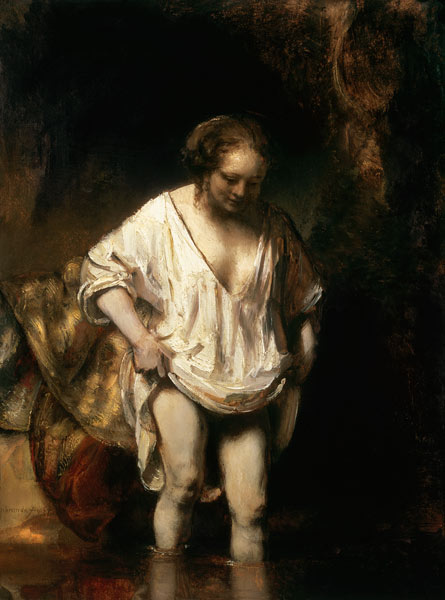 The woman in the bath from Rembrandt van Rijn