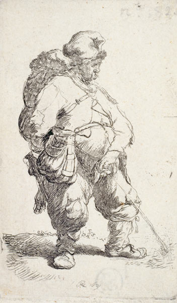 Der pissende Mann from Rembrandt van Rijn