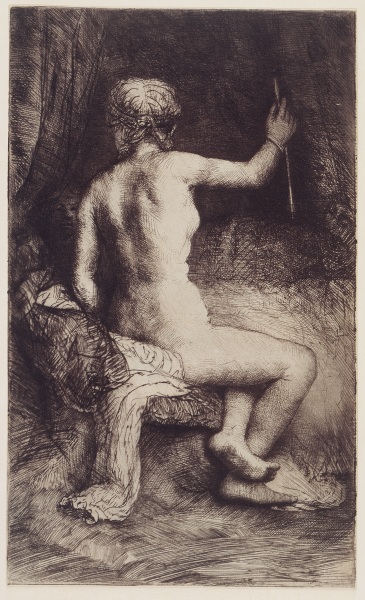 Woman with the Arrow from Rembrandt van Rijn