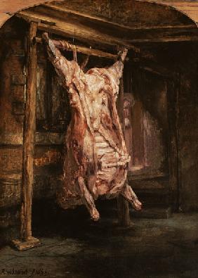 The slaughtered ox