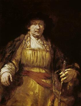 Rembrandt, Selbstbildnis 1658