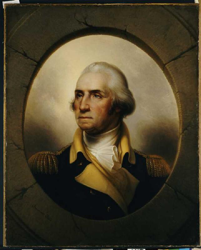 George Washington. from Rembrandt Peale