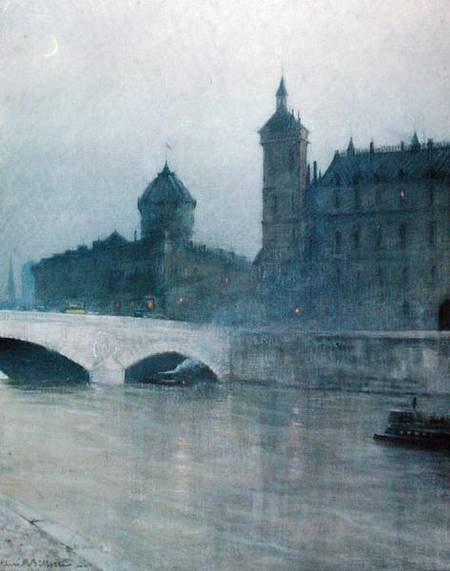 The Seine and the Conciergerie from Rene Billotte