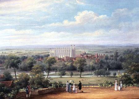 Eton College from the terrace of Windsor Castle from Richard Bankes Harraden