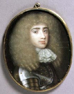 Portrait Miniature of Robert Porter, c.1660 (w/c on vellum)