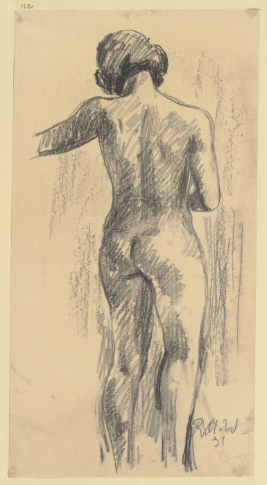 Female nude from behind from Richard Martin Werner