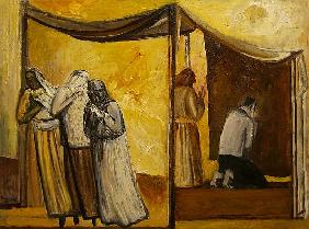 Abraham Praying (oil on canvas) 