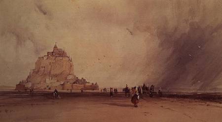 Mont Saint Michel from Richard Parkes Bonington