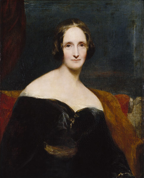 Mary Shelley from Richard Rothwell