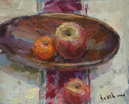 Still Life with Wooden Bowl
