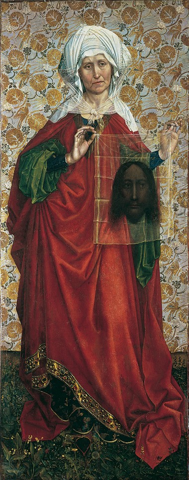The Flémalle Panels: Saint Veronica from Robert Campin