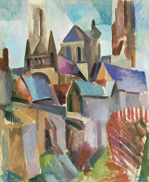 The towers of Laon from Robert Delaunay