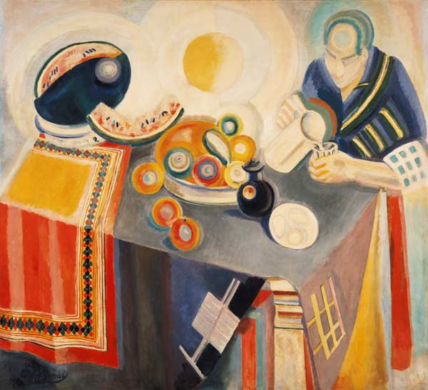 Verseuse, woman at this pour of fruit juices from Robert Delaunay