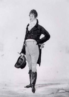 Portrait of George 'Beau' Brummell (1778-1849) 1805  (b&w photo)