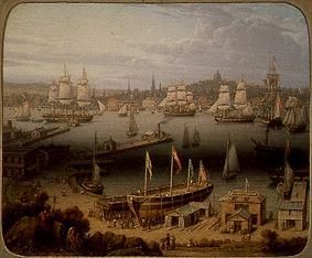 The port of Boston from Robert Salmon