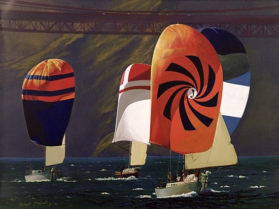 Spinnakers (oil on canvas)  from Robert  Tyndall