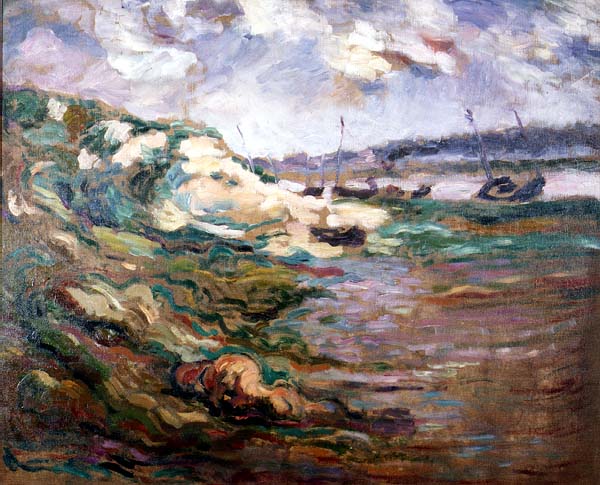 The Coast of Brittany (oil on canvas)  from Roderic O'Conor